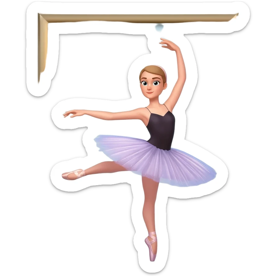 Art Gallery + Ballerina = Gallerina sticker