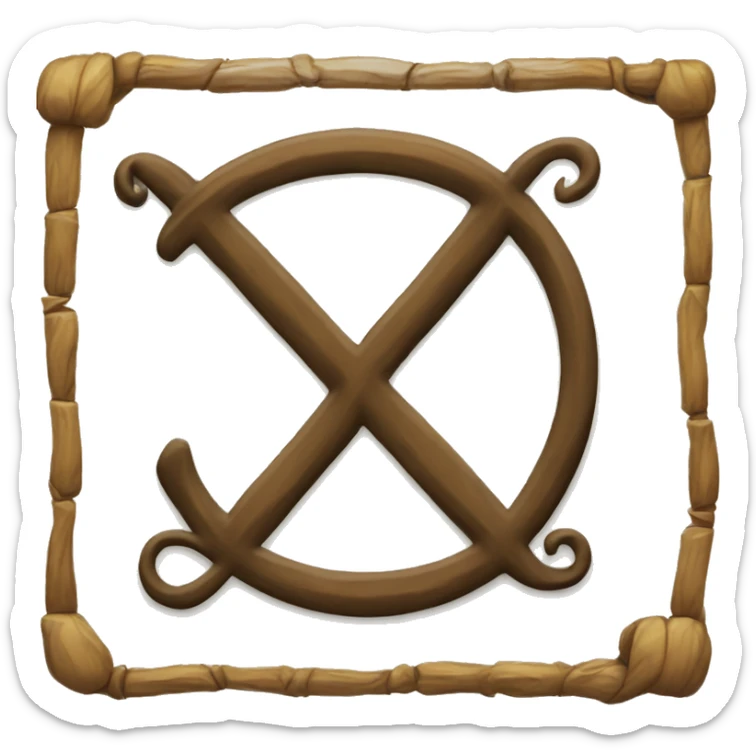 I need to Generate a Emoji of Letters/ Cool Letters, Uniquely Design For my Clan. The Name of Emoji should be DS  sticker