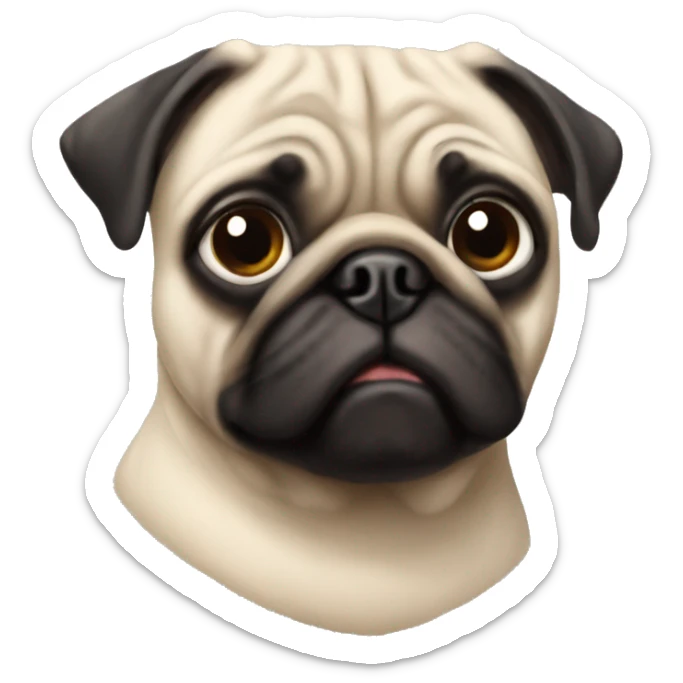 Pug sticker