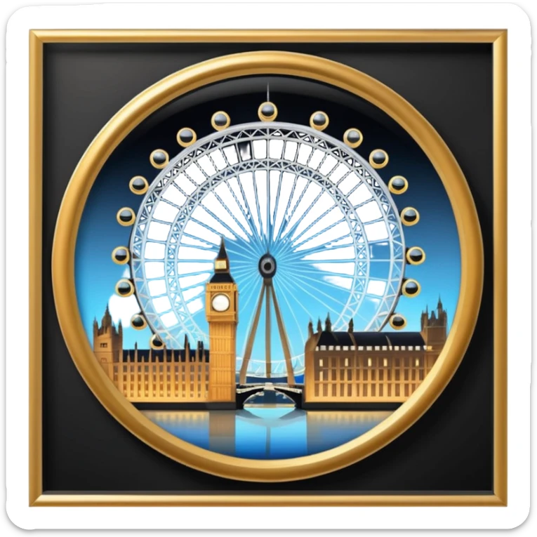 golden eye londra sticker