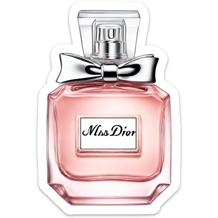 Miss dior perfume sticker