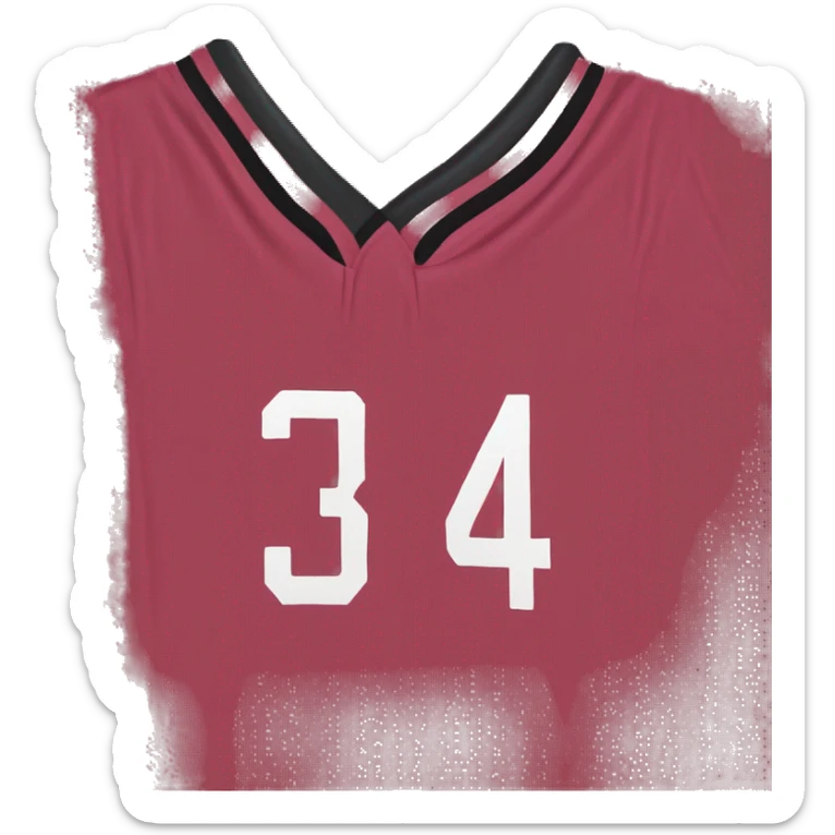 Generate sports jersey 🎽 in this color #7742ff with the 👌emoji in white sticker