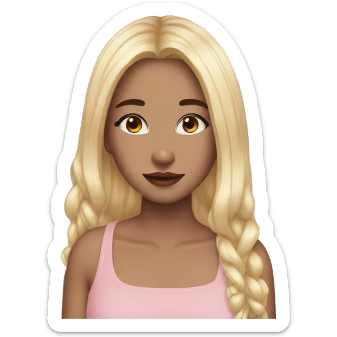 Aesthetic girl sticker