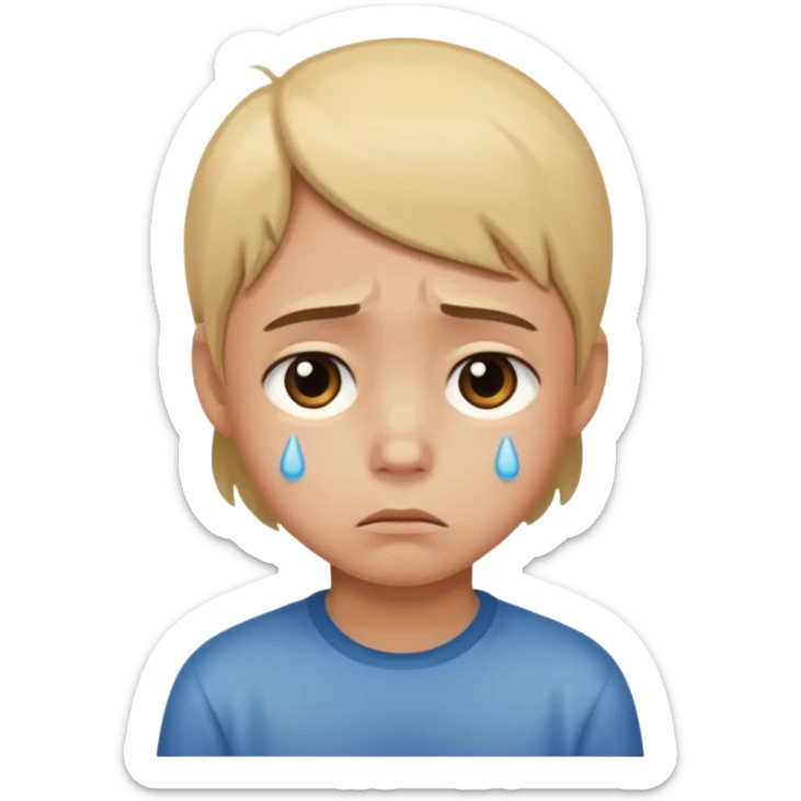 child with Shame - painful feeling from consciousness of guilt or dishonor sticker