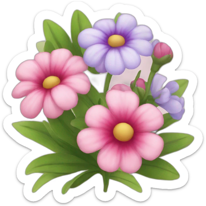 flowers sticker