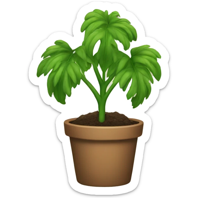 Plant sticker