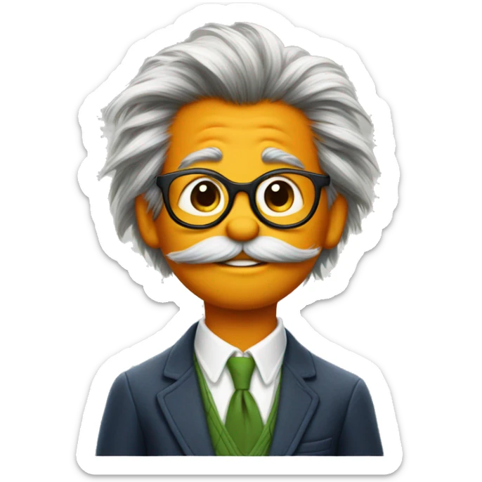 Preppy Lorax sticker