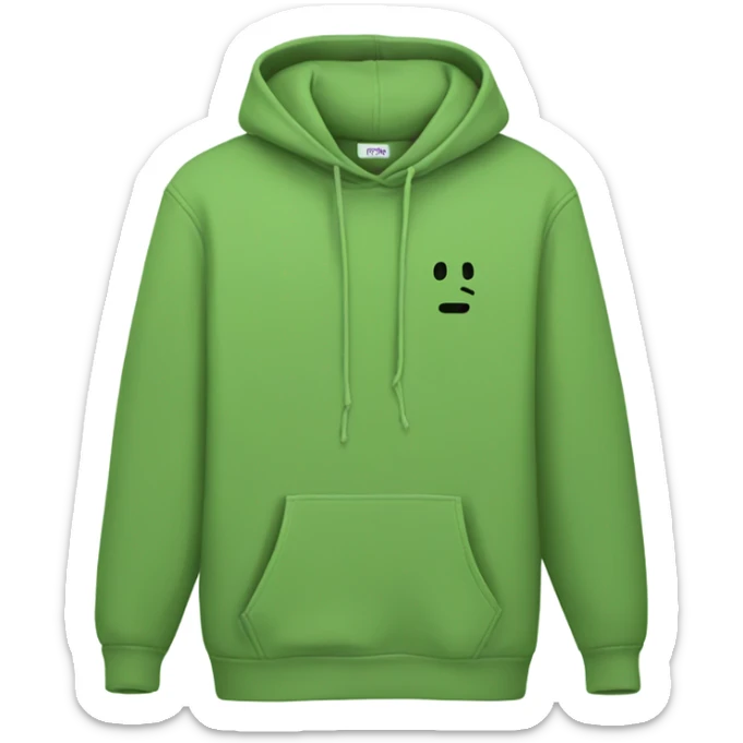 Matcha hoodie sticker