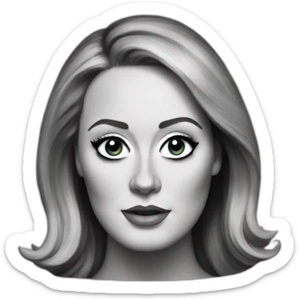Adele sticker
