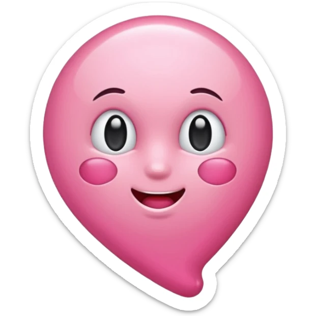 candy pink sticker
