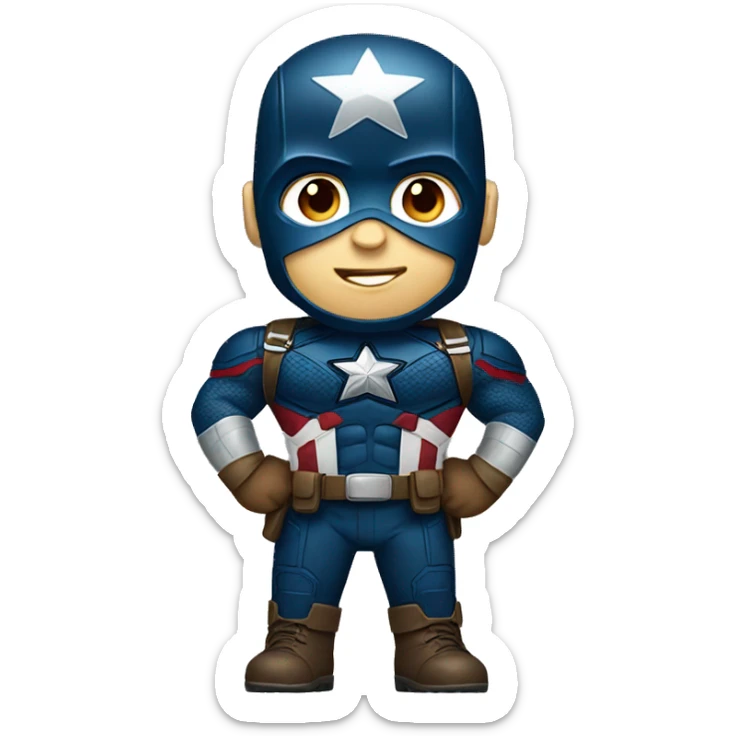 Captain America  sticker