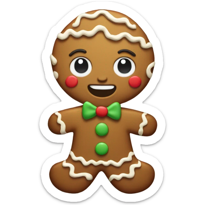 Gingerbread sticker