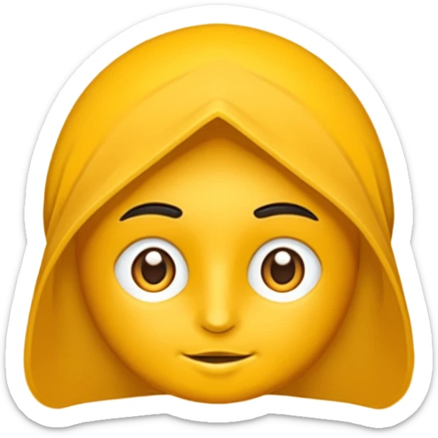 Gülümseyen suratın arkasında hafifçe gözüken ağlayan yüz sticker