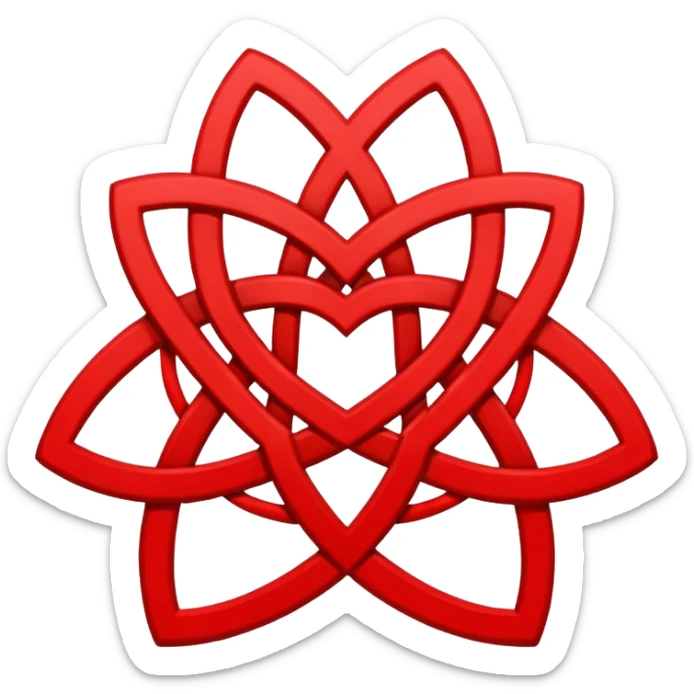 Make an emoji of a heartagram it should be a pentagram but instead of two traingles it should be a heart and a triangle  sticker