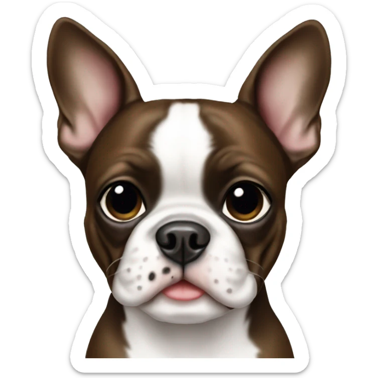 Boston terrier sticker