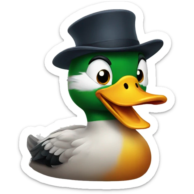 Duck sticker