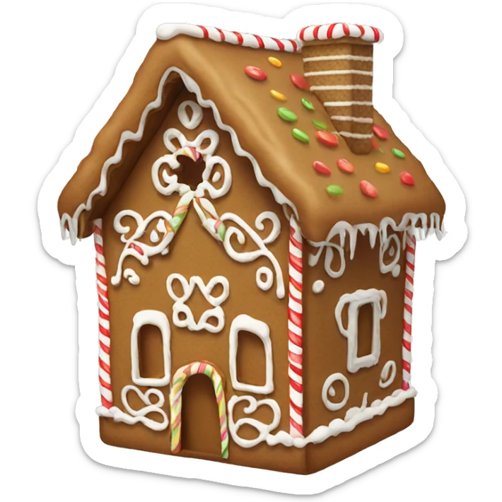 gingerbread house  sticker