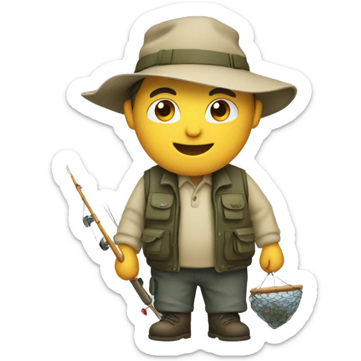 Fishing sticker