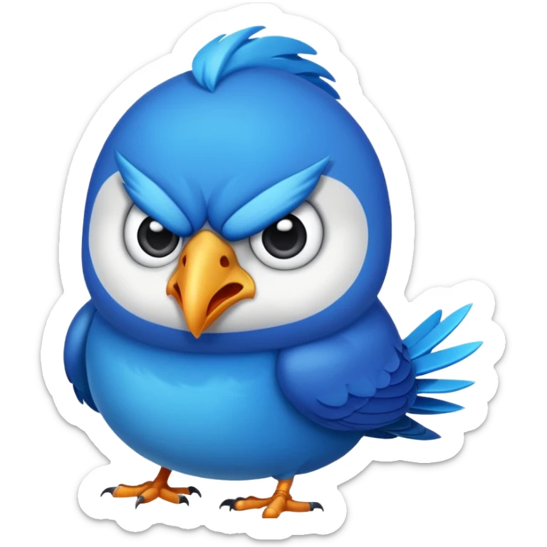 I want an emoji of ice bird and which is one of the character in angry birds story sticker