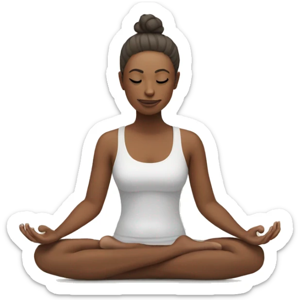 Yoga sticker