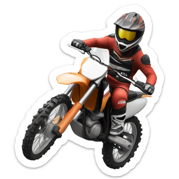 Dirtbike sticker