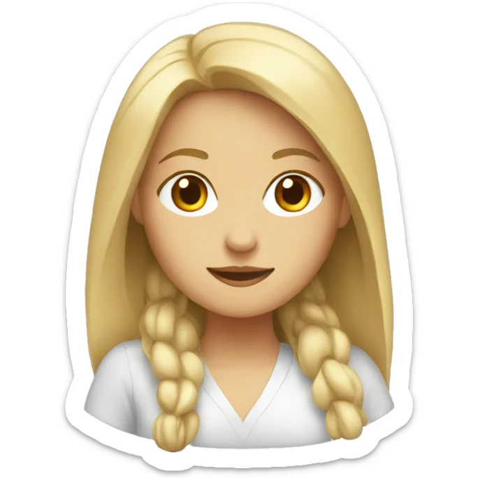 white women sitting sticker