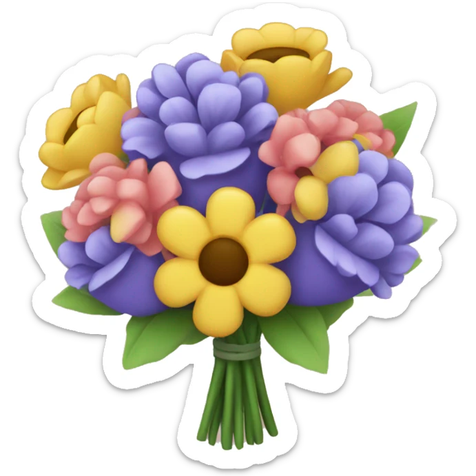 Bouquet of flowers sticker