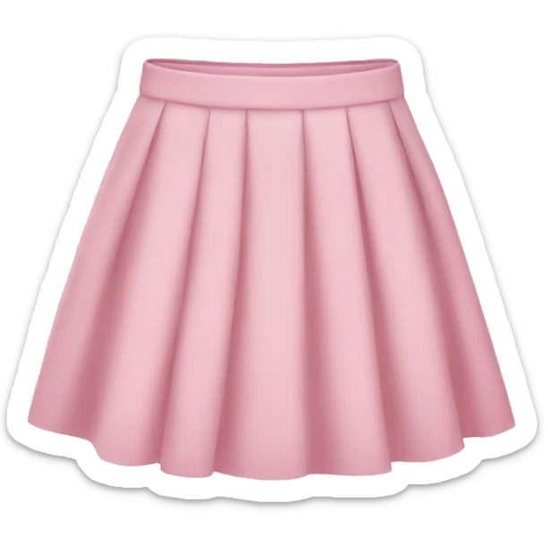 babypink skirt sticker