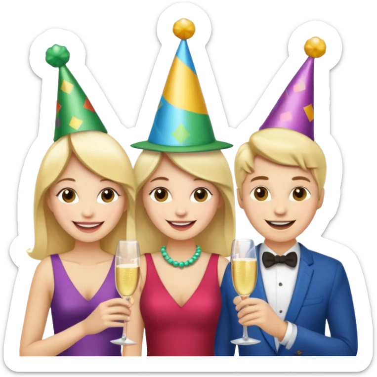 Un equipo de ventas celebrando un logro con un brindis. El fondo negro totalmente  sticker