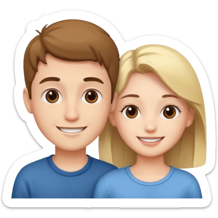 10 boy and a girl in a relationship and they are both so pretty I can’t wait for the next chapter to see  sticker