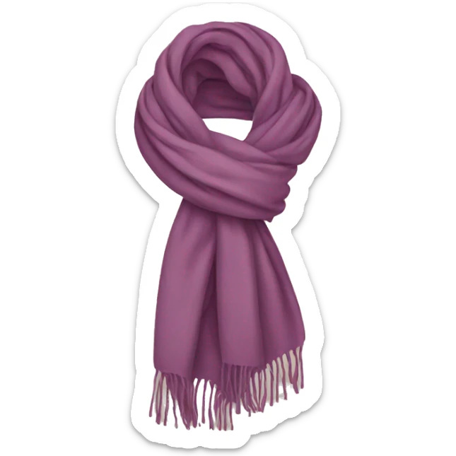 Scarf sticker