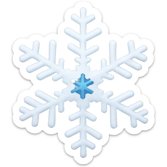 Snowflake  sticker