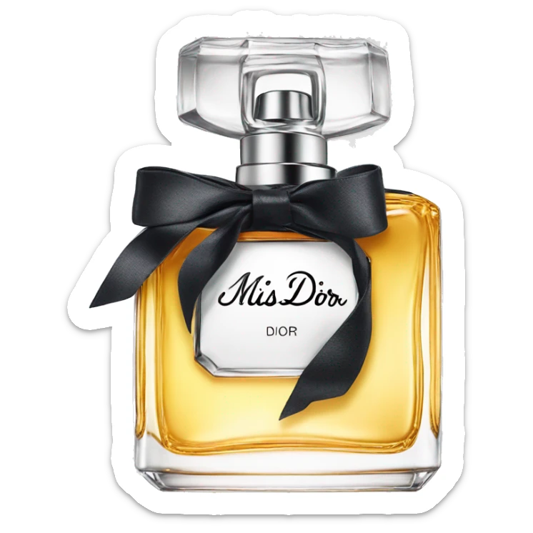 Miss dior perfume sticker