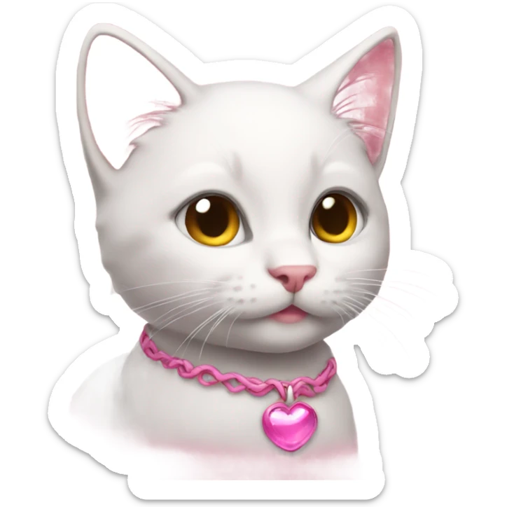 Kitty pink sticker