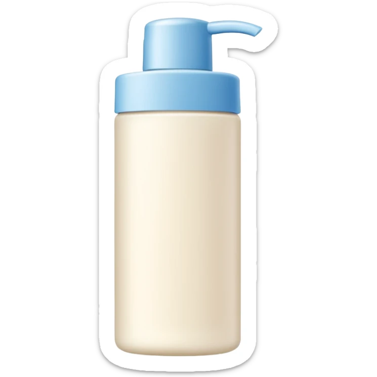 body cream bottle sticker