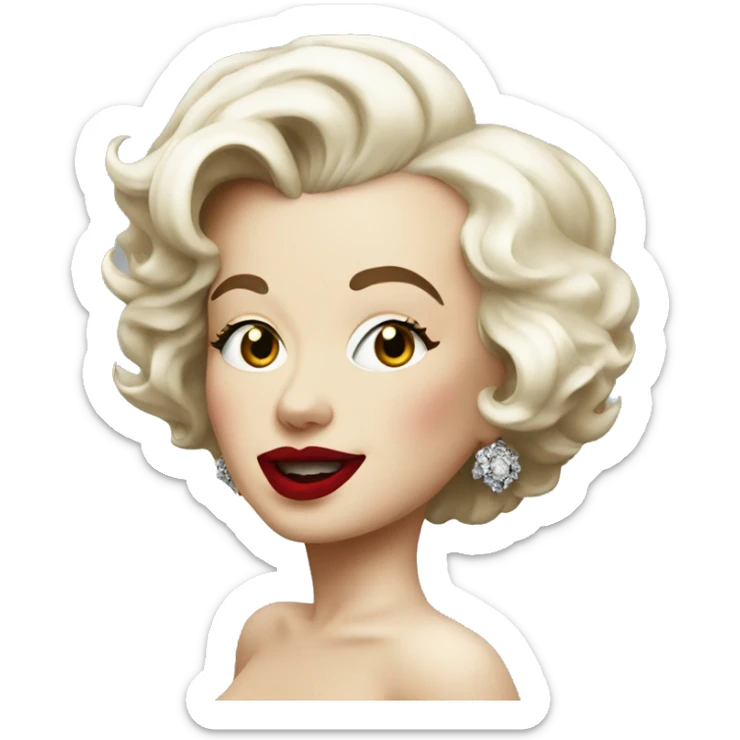 Marilyn Monroe sticker
