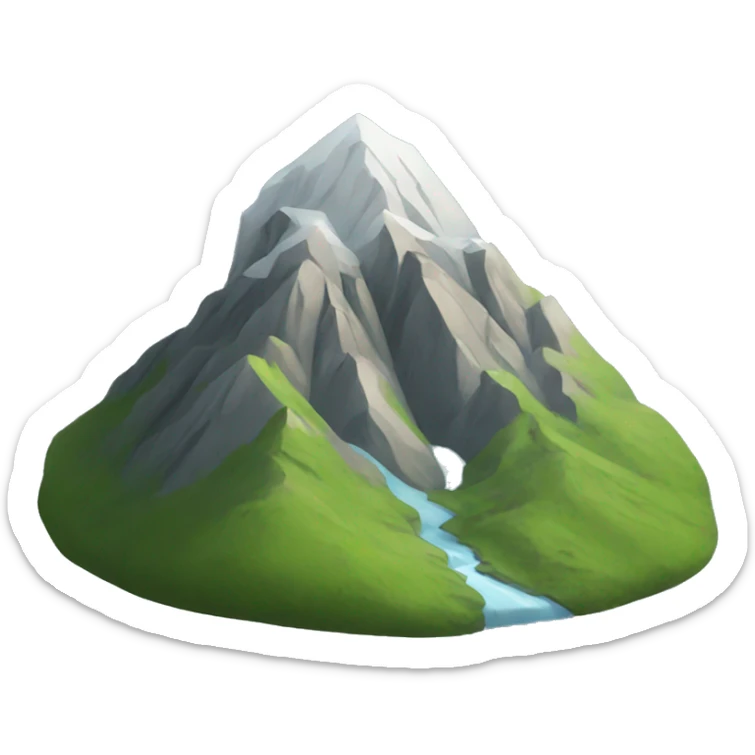 mountain  sticker