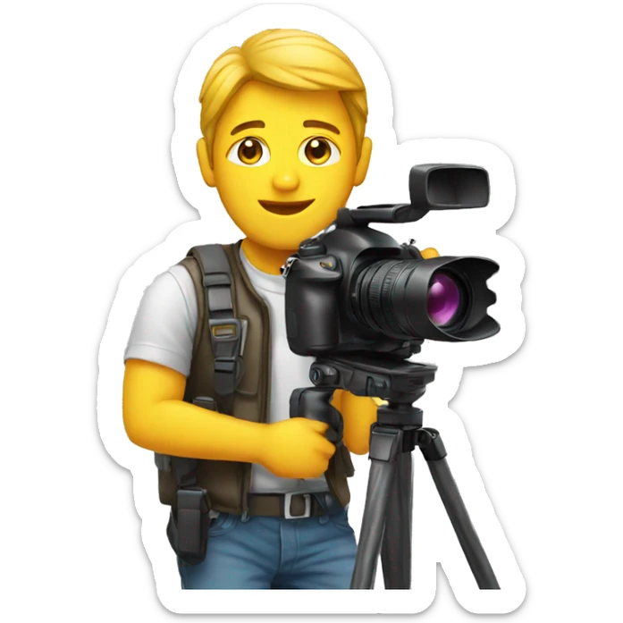 photographer sticker
