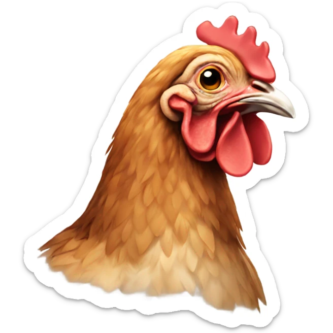 Chicken sticker