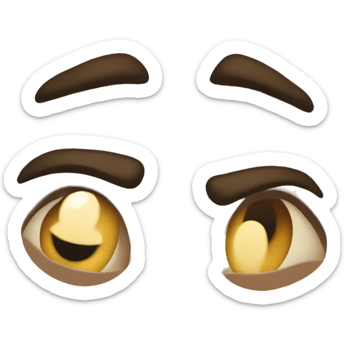 side eye sticker