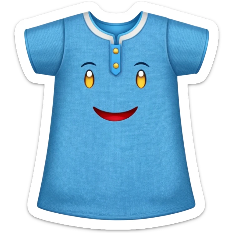 DOĞU TÜRKİSTAN BAYRAĞI (İNSANSIZ) AY VE YILDIZ MAVİ BAYRAK sticker