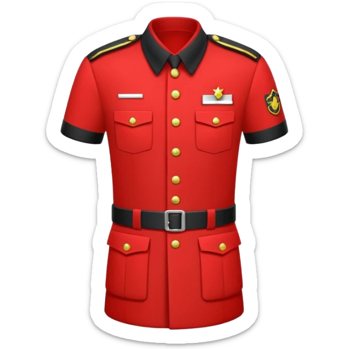 no dollar sign icon, professional representation symbol. No cash or money concept, a red uniform bar sticker
