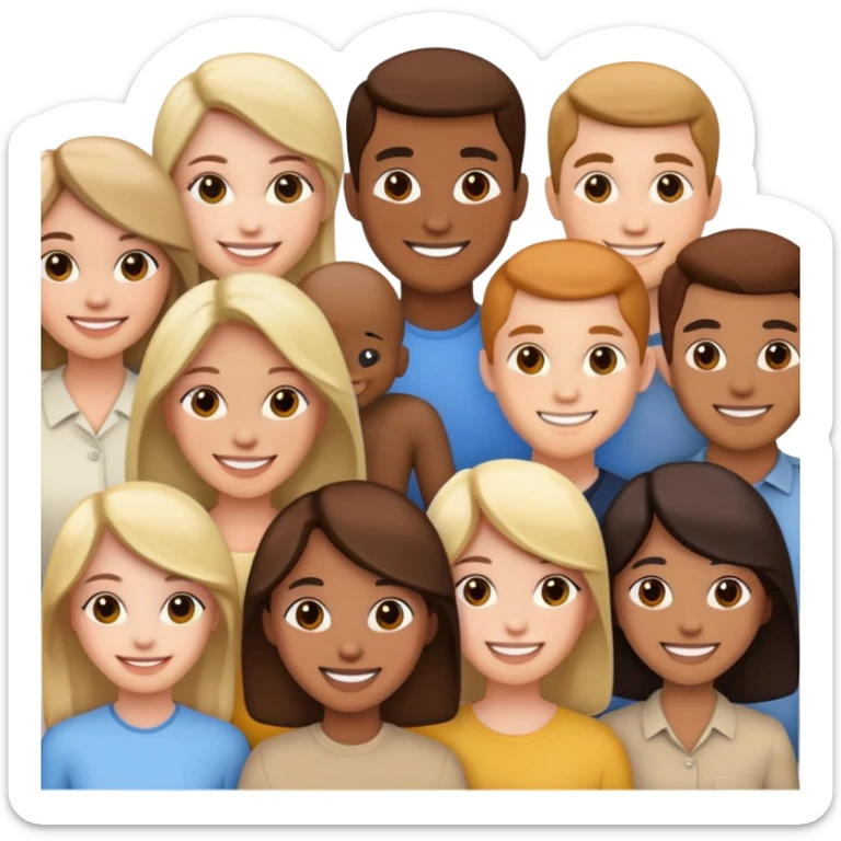 Can you create an emoji with saw the photos of ours in one and only picture? sticker