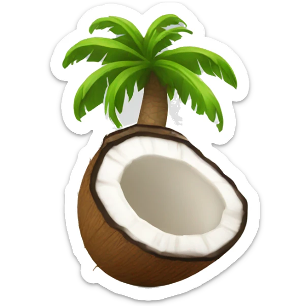 coconut sticker