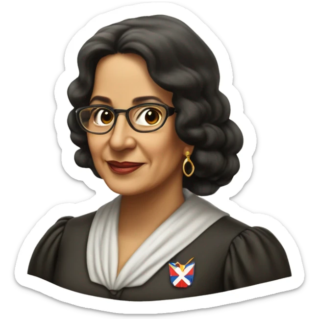 Julia Constancia de Burgos García was a Puerto Rican poet. As an advocate of Puerto Rican independence, she served as Secretary General of the Daughters of Freedom, the women's branch of the Puerto Rican Nationalist Party.  sticker