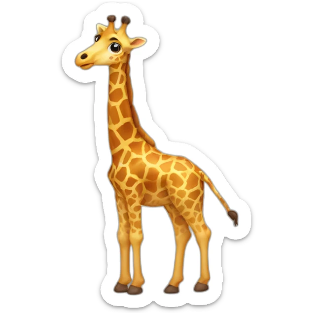 Giraffe sticker