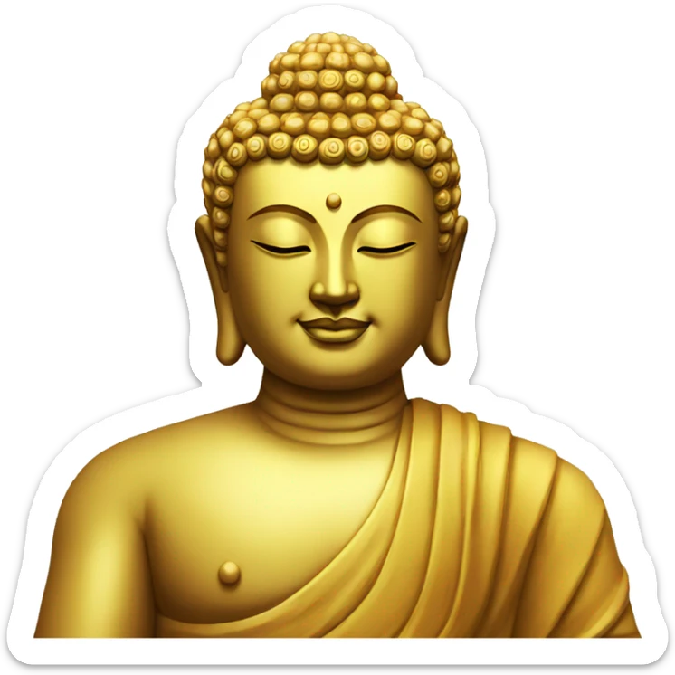 Buddha sticker