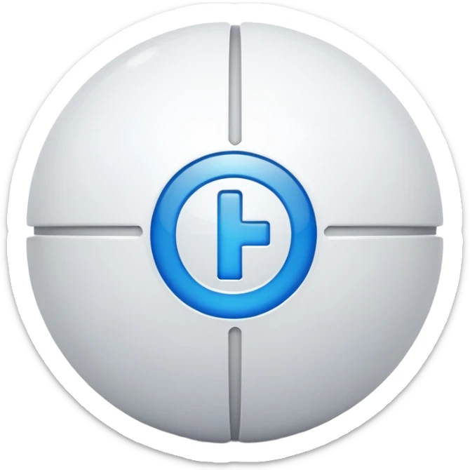 i want a white ball with a plus sign like the smash bros logo sticker