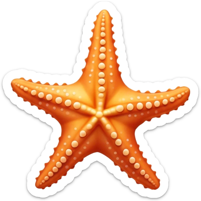 Starfish sticker