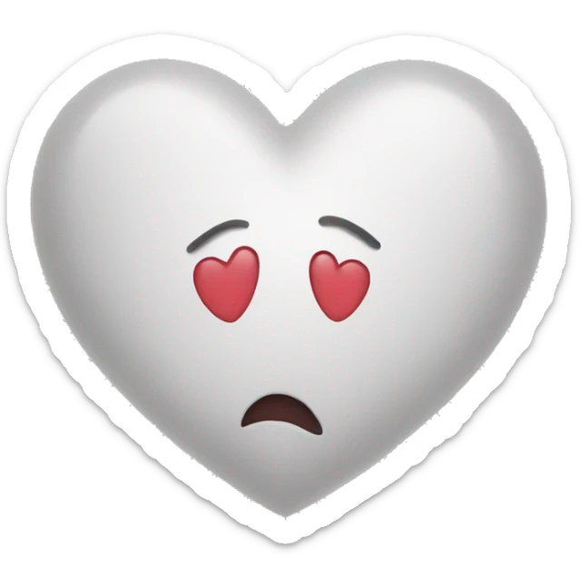 A heart sticker